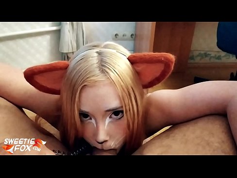 ❤️ Kitsune schlucken Dick a kum an hirem Mond ️ Anal Video bei eis ☑